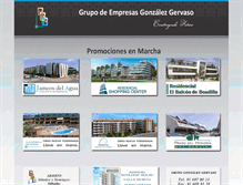 Tablet Screenshot of grupogonzalezgervaso.com